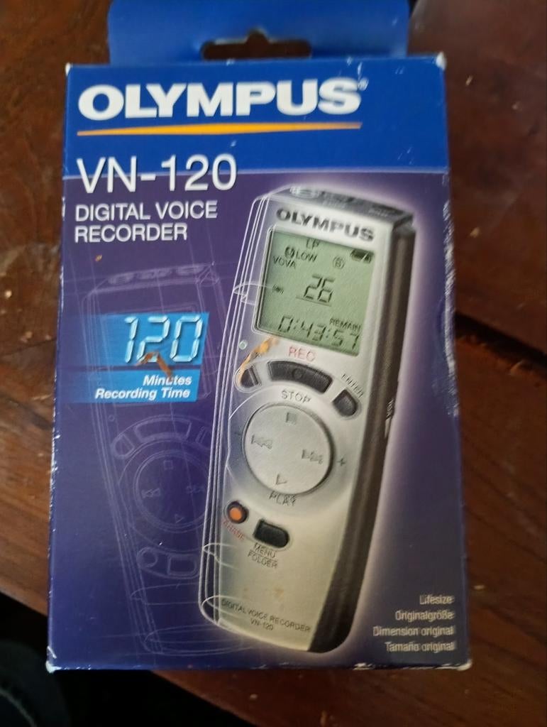 Olympus VN-120 digitale voicerecorder, Ophalen