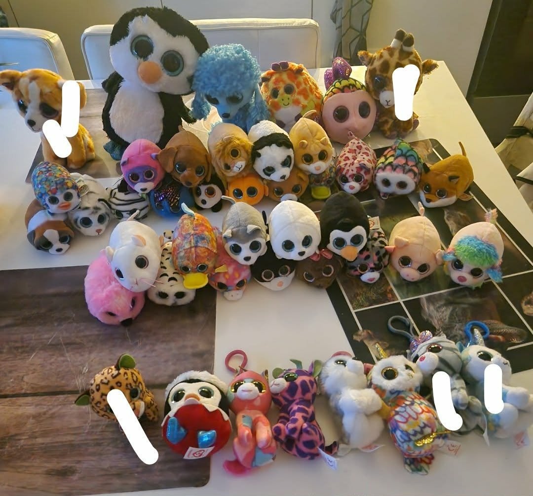 ty knuffels, Kinderen en Baby's, Speelgoed | Knuffels en Pluche, Ophalen of Verzenden, Meerkleurig, Overige typen, Ty