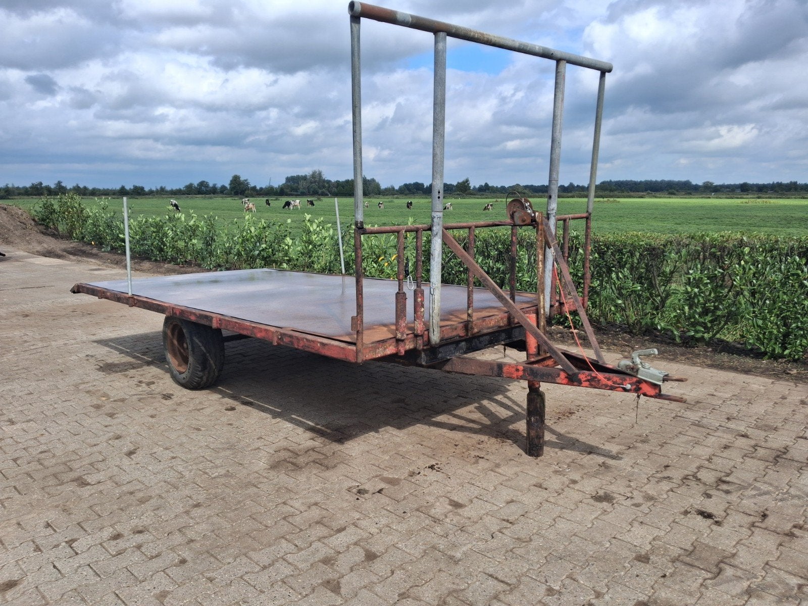landbouw aanhanger, Ophalen, Transport