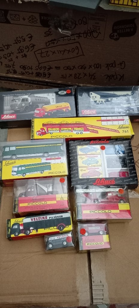 Schuco piccolo 1:90, Ophalen, Nieuw, Hijskraan, Tractor of Landbouw, Schuco