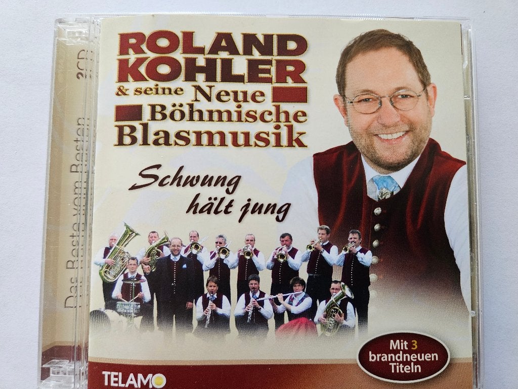 2CD Roland Kohler Böhmische Blasmuzik blaasmuziek, Ophalen of Verzenden, Album, Blaasorkest/fanfare, Zo goed als nieuw