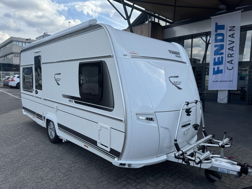 Fendt Opal 465 SFB 2018 Mover,Thule,Mistral!, Caravans en Kamperen, Standaardzit, Lengtebed, Bedrijf, 1250 - 1500 kg