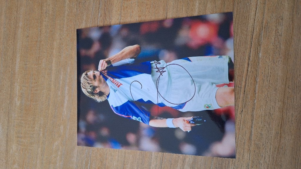 Foto 20x25cm met handtekening Robbie Savage # Blackburn, Ophalen of Verzenden, Nieuw, Buitenlandse clubs, Overige typen