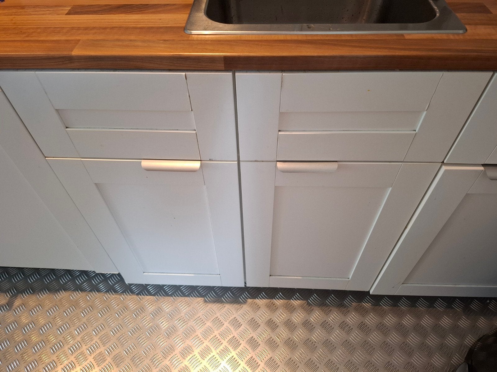 GEVRAAGD SÄVEDAL IKEA 3 X PANEEL, Ophalen of Verzenden, Wit, Kunststof, Enkelwandige keuken