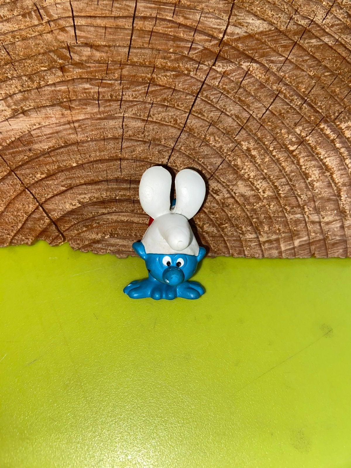 Smurfen handstand smurf rood, Verzamelen, Ophalen of Verzenden, Gebruikt