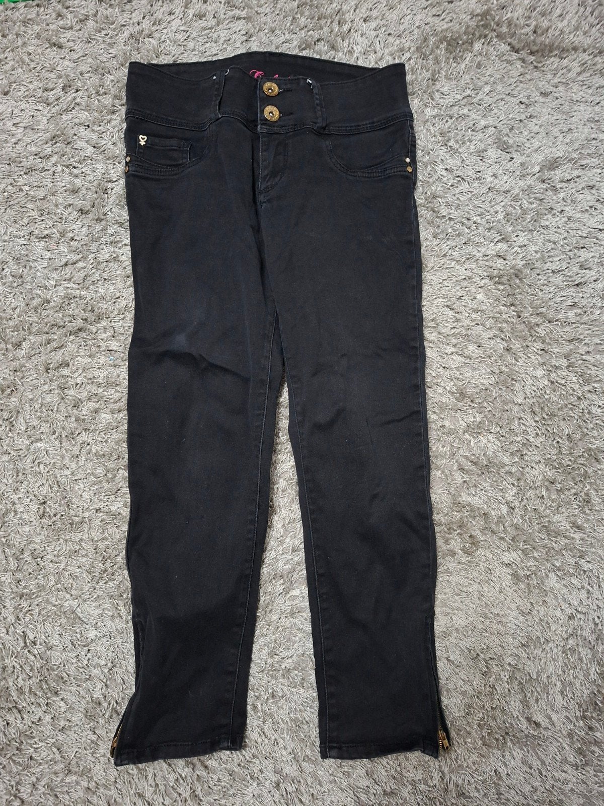 Zwarte 7/8 broek van CoolCat, maat s, Kleding | Dames, Verzenden, Zwart, Coolcat, W28 - W29 (confectie 36)