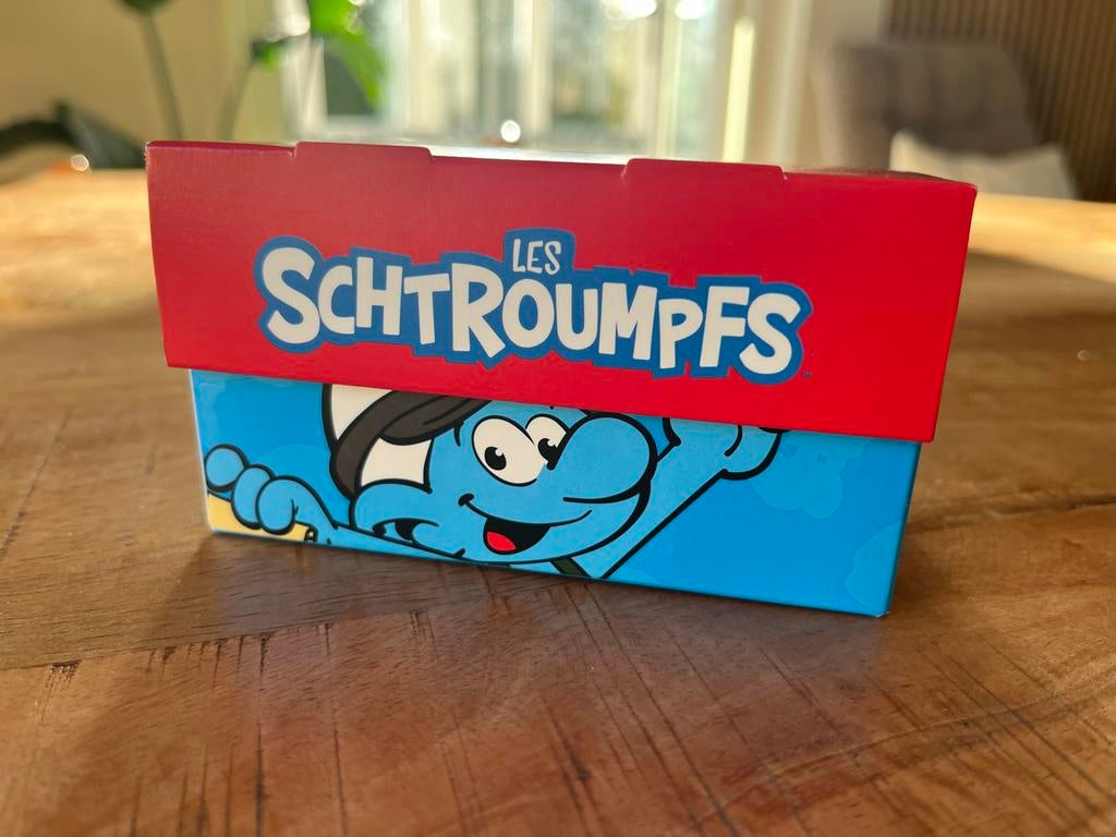 Smurfen puzzel, 42 stukjes in doosje, Kinderen en Baby's, Speelgoed | Kinderpuzzels, Ophalen of Verzenden, 10 tot 50 stukjes, Gebruikt