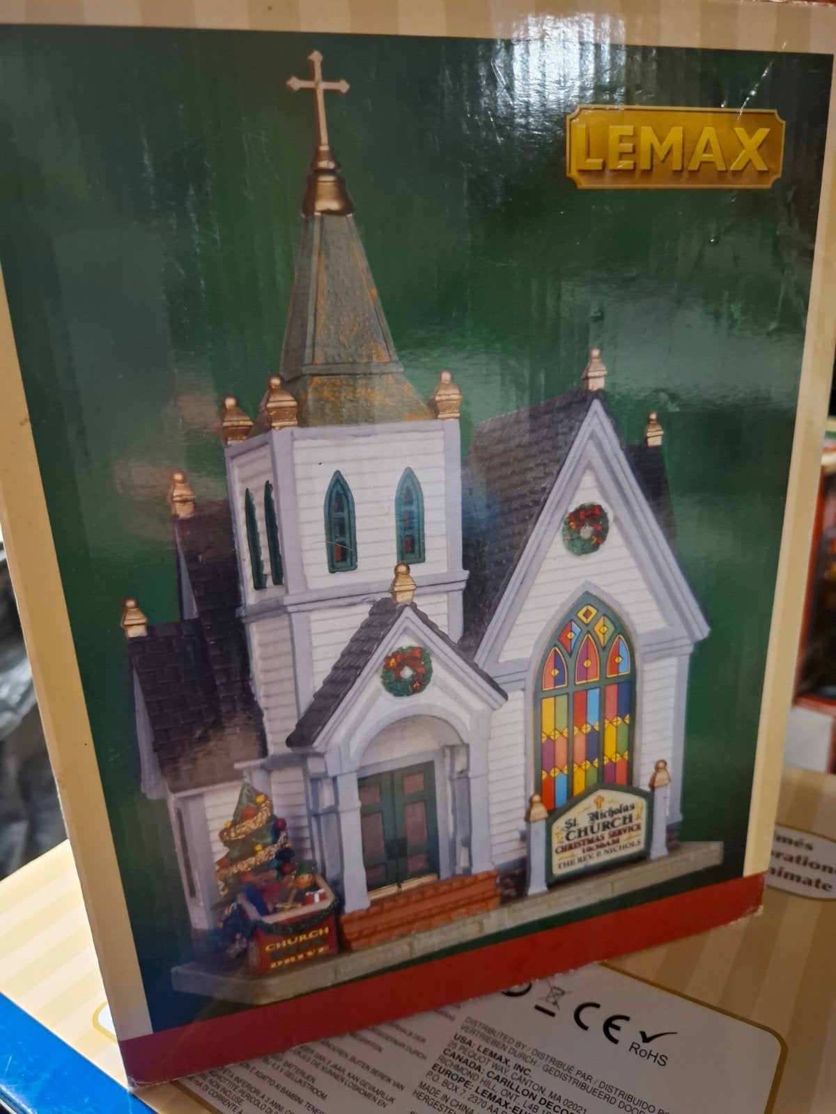 Lemax kersthuisje, Ophalen