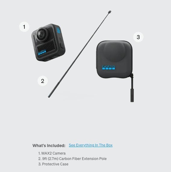 GoPro Max2 Aerial Bundle **nieuw**, Audio, Tv en Foto, Actiecamera's, Ophalen of Verzenden, Nieuw, GoPro