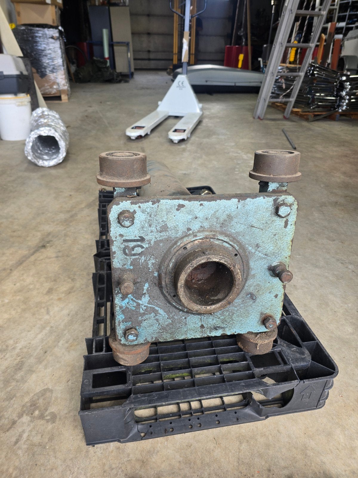 Kuilkrik cilinder voor vrachtwagens, Ophalen, Gebruikt, Hydraulisch, Garagekrik