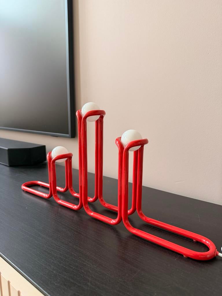 IKEA STRÅLA Gustaf Westman LED lamp rood - limited edition, Huis en Inrichting, Ophalen, Nieuw