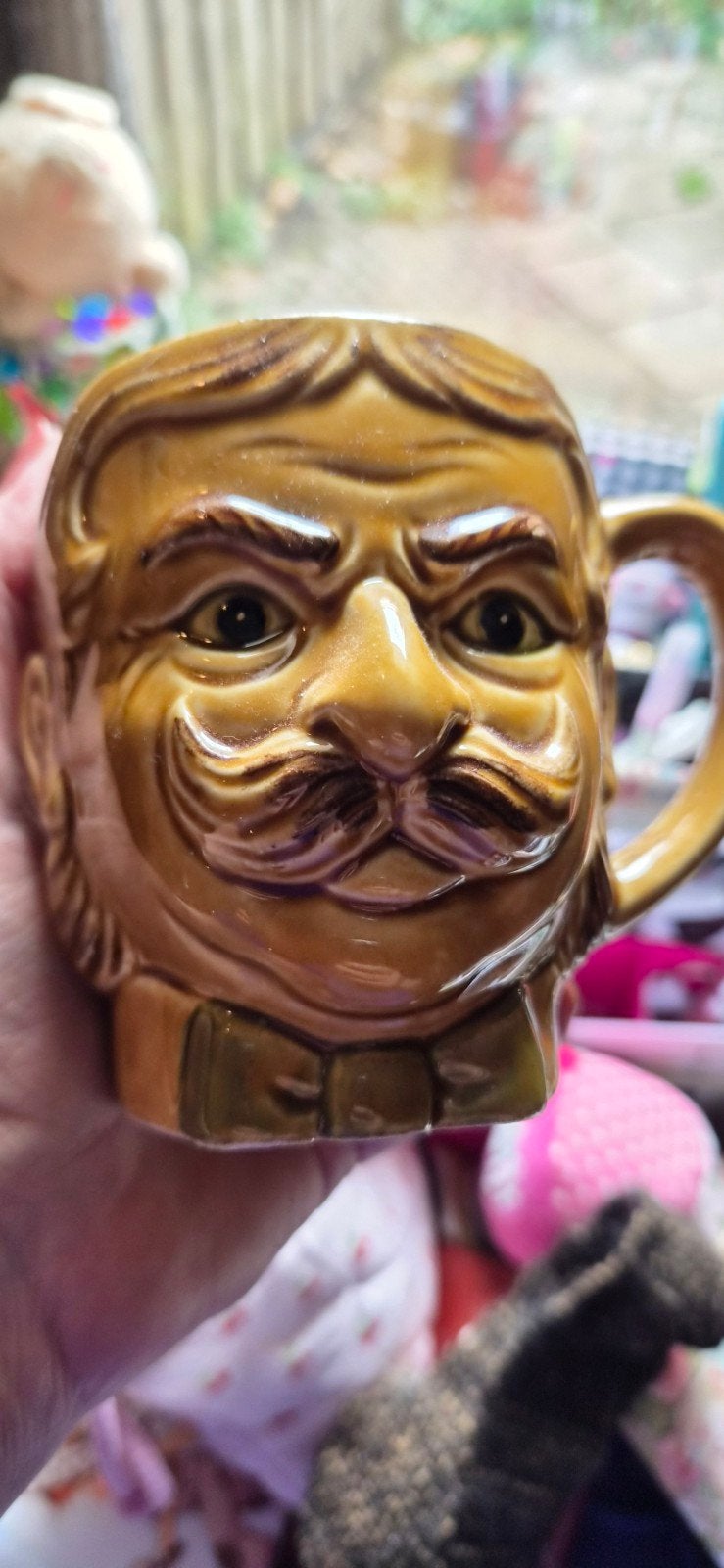 Vintage Moustache Mok - Unieke Mannen Mok, Ophalen of Verzenden