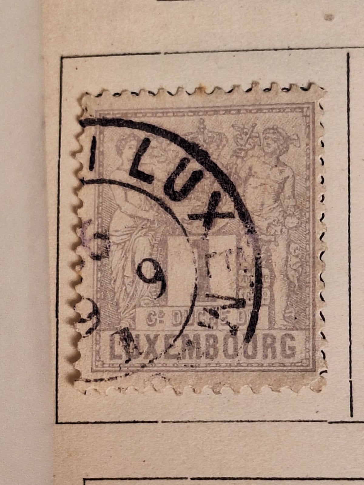 Oude postzegels Luxemburg  L 1, Ophalen of Verzenden, Luxemburg