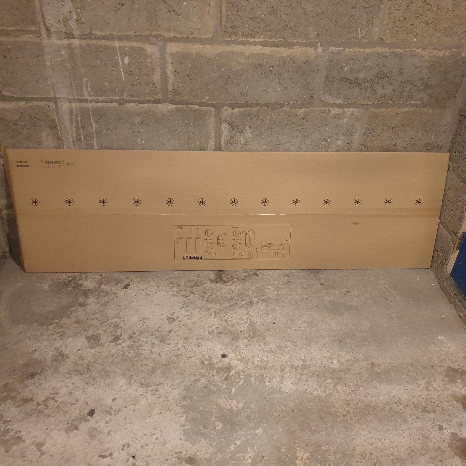 IKEA PERFEKT 60x195 cm Ivoorwit bedekkingspaneel 143.027.10, Ophalen, Wit, Nieuw, 50 tot 100 cm