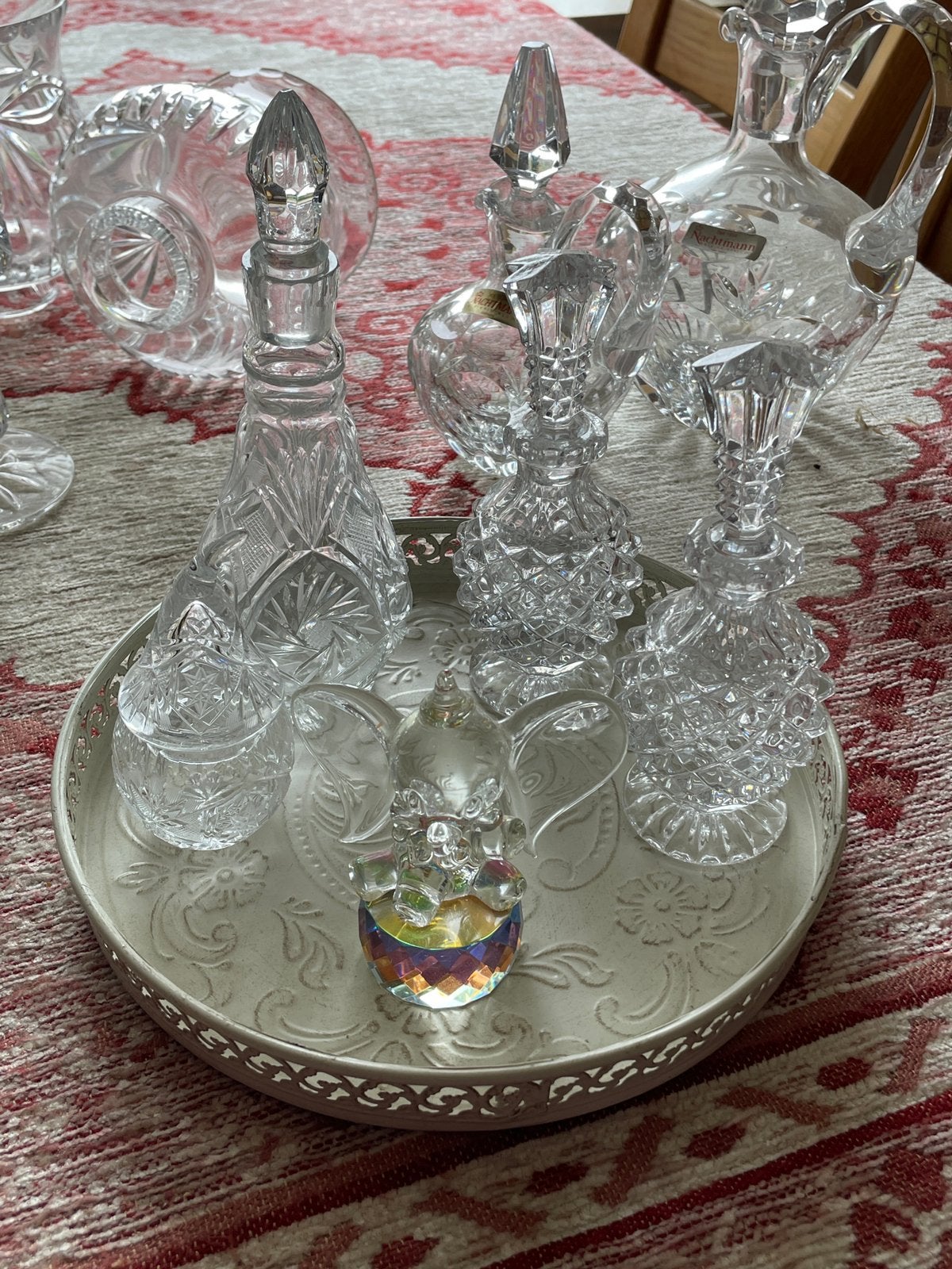 Te koop diverse kristallen voorwerpen., Ophalen