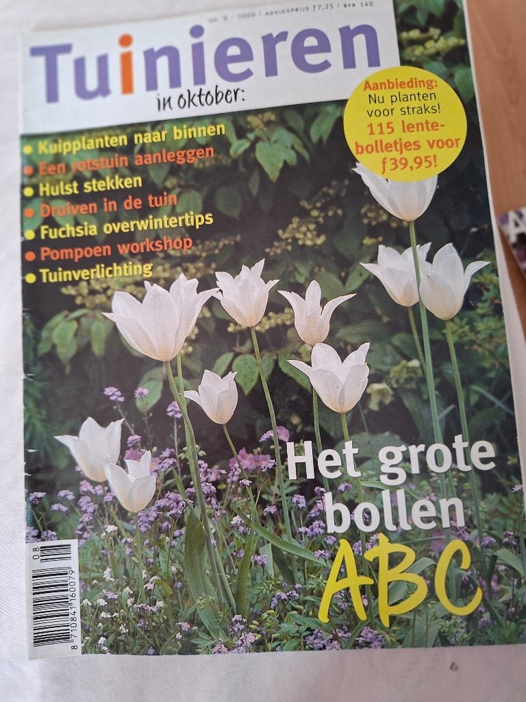 Tuinieren nummer 8 2000, Boeken, Tijdschriften en Kranten, Ophalen of Verzenden, Zo goed als nieuw, Overige typen