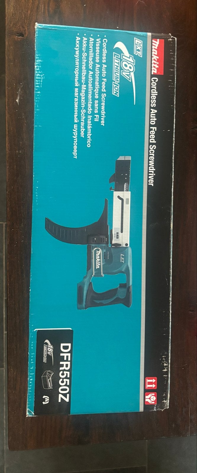 Makita DFR550Z 18V Gipsplaatschroefmachine (Body), Variabele snelheid, Overige typen, Ophalen of Verzenden, Zo goed als nieuw