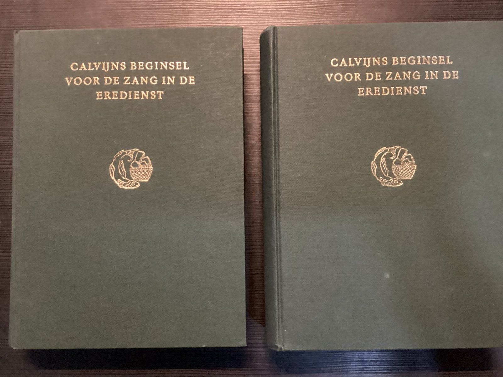 Calvijns Beginsel voor de Zang in de Eredienst (2 delen), Boeken, Ophalen of Verzenden, Gelezen, Christendom | Protestants
