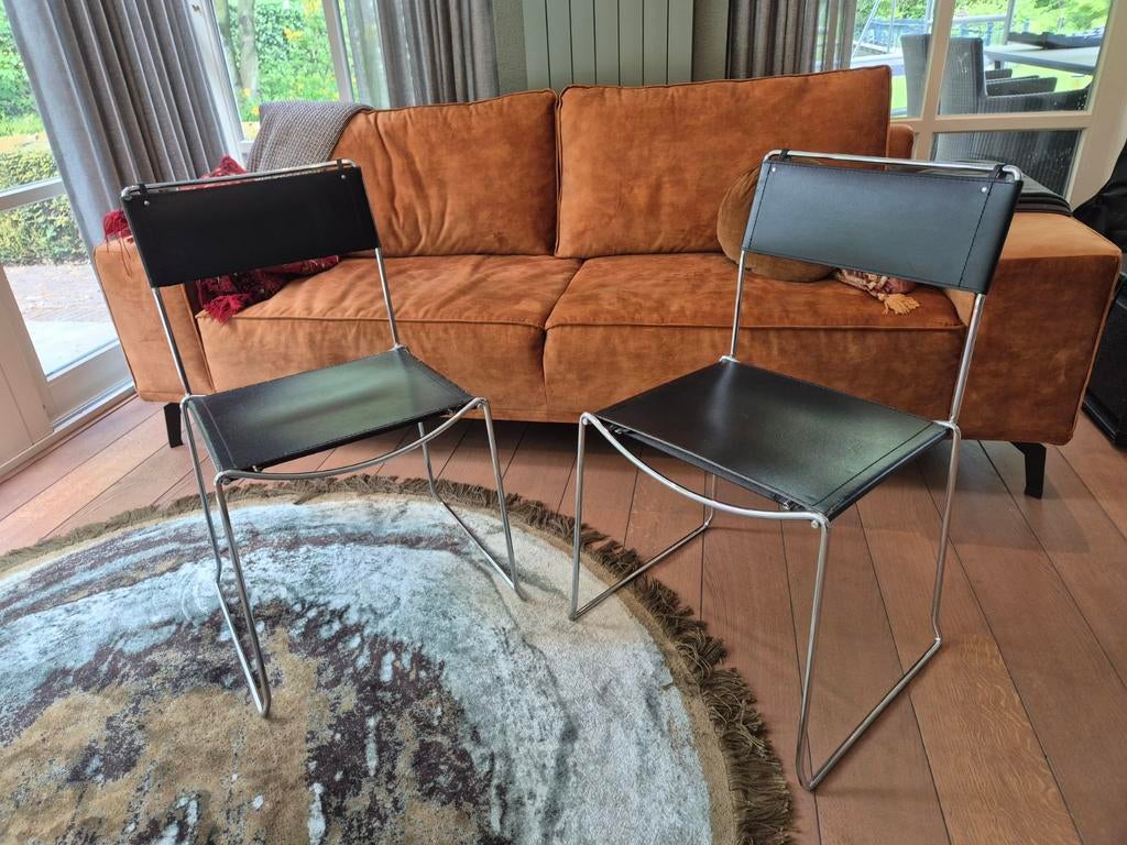 Vintage Set van 2: Giandomenico Belotti eetkamerstoelen, Ophalen