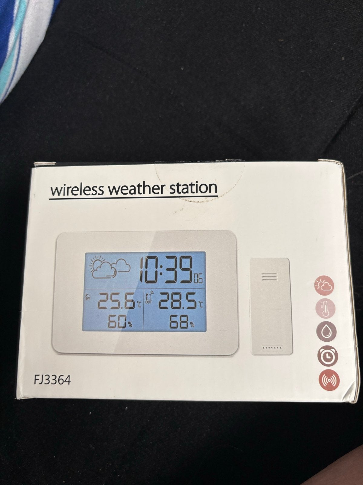 Draadloos Weerstation Binnen Buiten Temperatuur Vochtigheid, Audio, Tv en Foto, Weerstations en Barometers, Ophalen of Verzenden