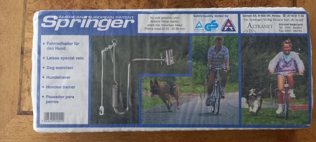 Nieuw * Alternet Springer dogrunner fietsbeugel EN halsband, Ophalen of Verzenden, Nieuw