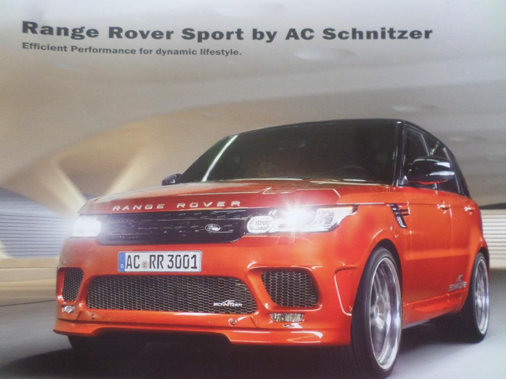 Range Rover Sport by AC Schnitzer Brochure, Ophalen of Verzenden, Zo goed als nieuw, Overige merken