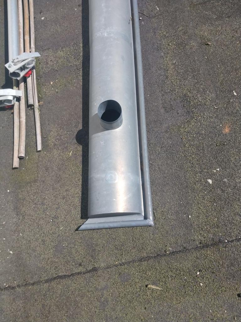 Zinken mastgoot, Ophalen of Verzenden, Grijs, Overige typen