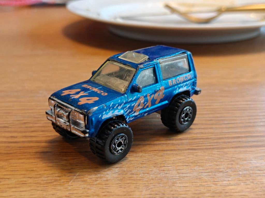 Matchbox Ford Bronco BLAUW, Ophalen of Verzenden, Auto