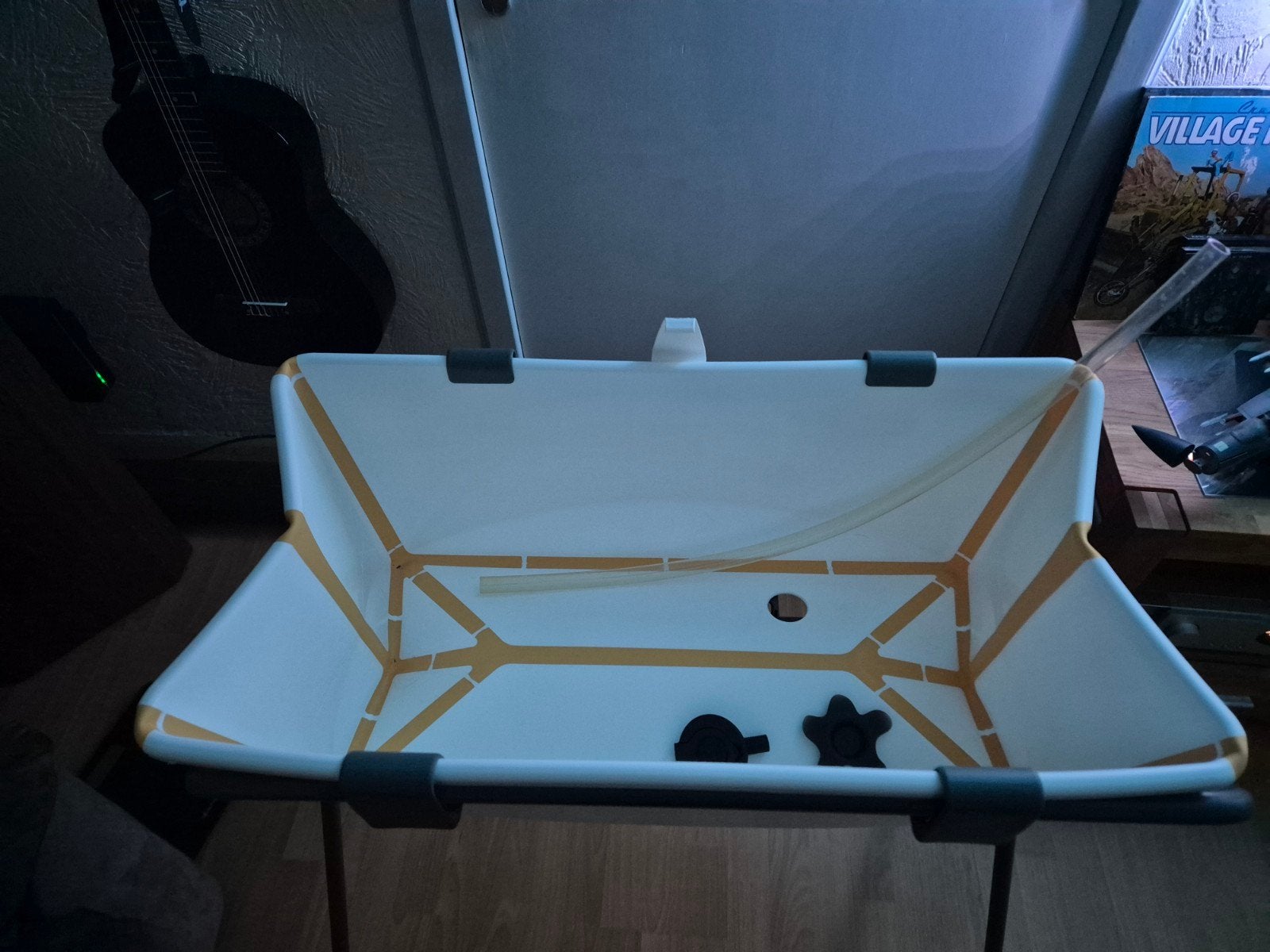 Babybadje met standaard - Zo goed als nieuw, Ophalen, Zo goed als nieuw, Badje