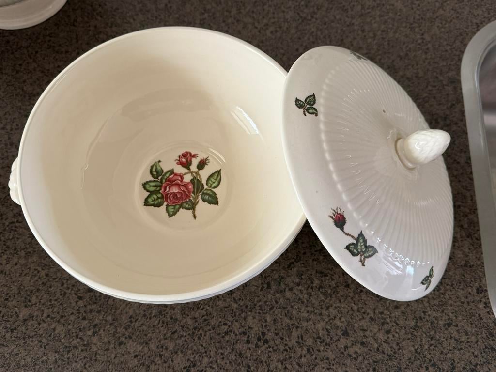 Wedgwood Moss Roos, Antiek en Kunst, Antiek | Servies los, Ophalen