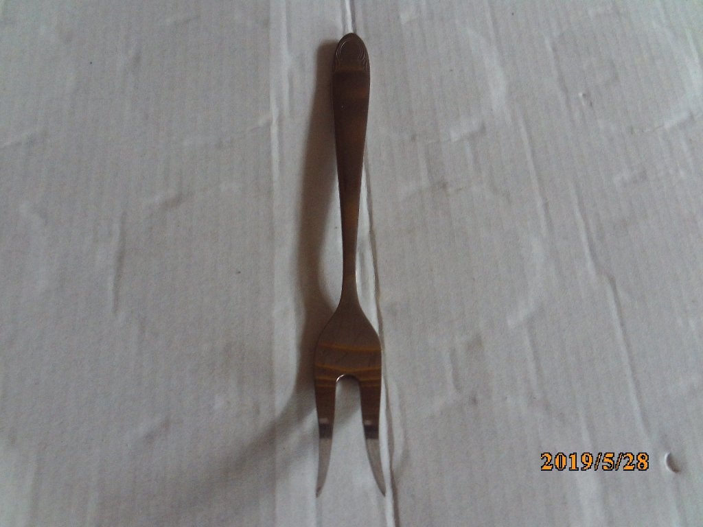 gero zilmeta vleesvorkje nr. 507 polka, Ophalen of Verzenden, Gebruikt, Rvs of Chroom