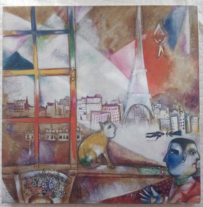Marc Chagall print op canvas Psrij op, Ophalen of Verzenden