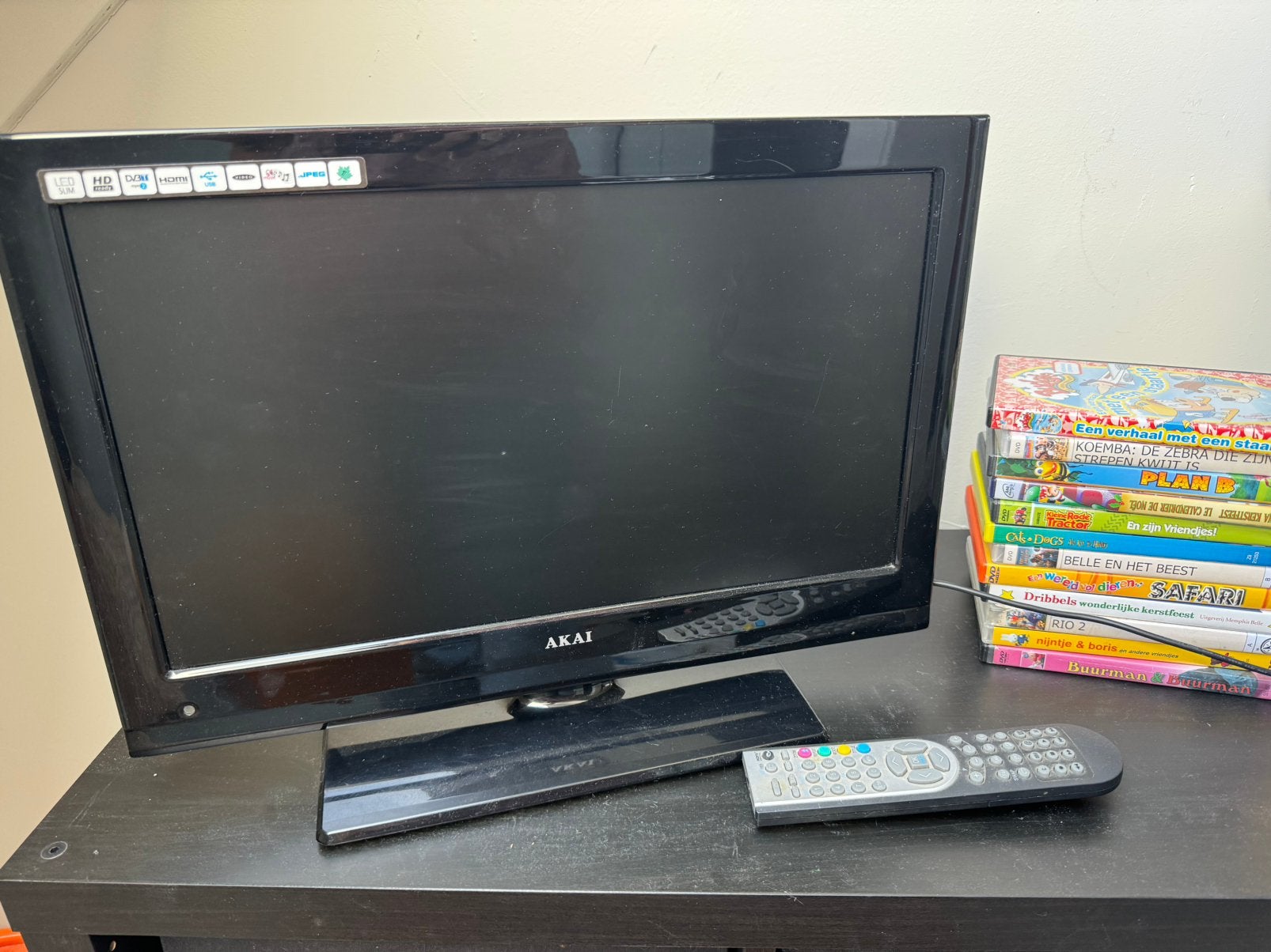 Tv met dvd speler, LED, 50 Hz, Zo goed als nieuw, 40 tot 60 cm