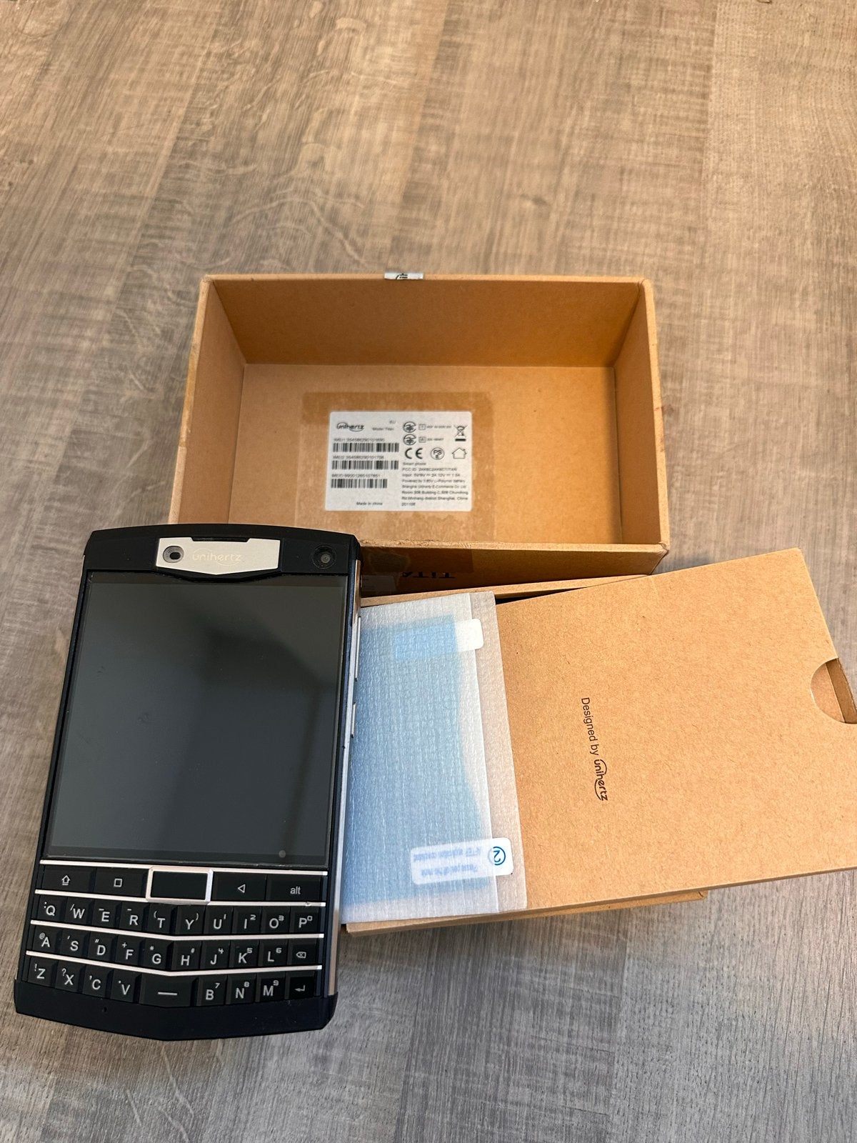 Unihertz Titan - Robuuste Android-smartphone met QWERTY-toet, Ophalen, Overige modellen, Zo goed als nieuw, Zonder simlock