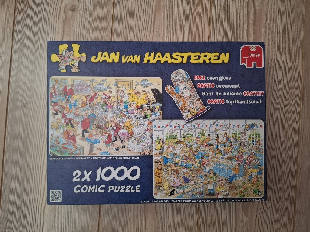 Jan van Haasteren puzzel Zeebanket & Taarten toernooi 1000st, Hobby en Vrije tijd, Denksport en Puzzels, Ophalen of Verzenden