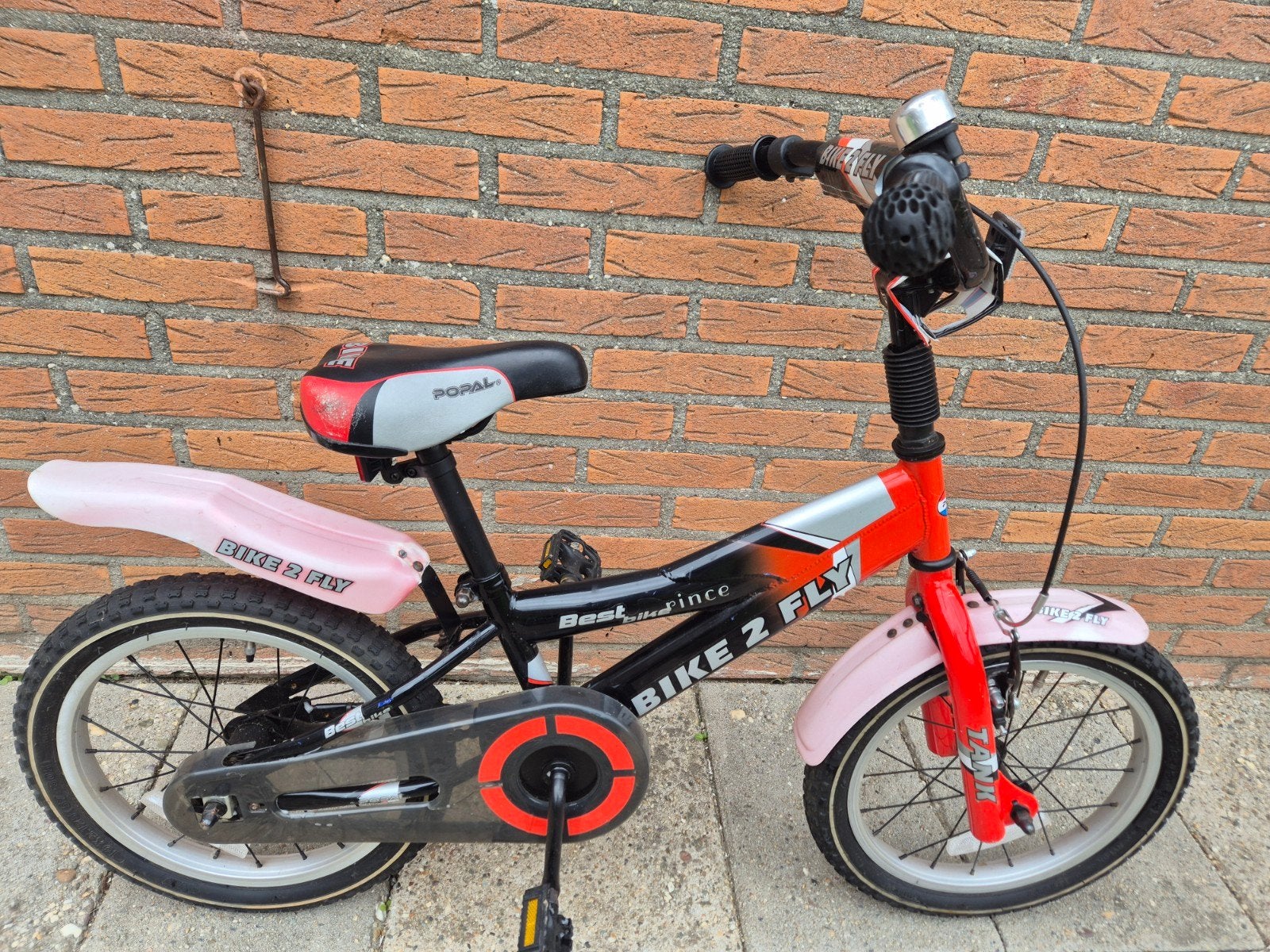 Mooie kinderfiets Bike 2 Fly - netjes en goed onderhouden, Gebruikt, Velgrem, Minder dan 49 cm, Ophalen