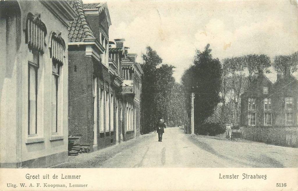 388-430-009 Lemmer Lemster Straatweg, Verzenden, Voor 1920, Friesland