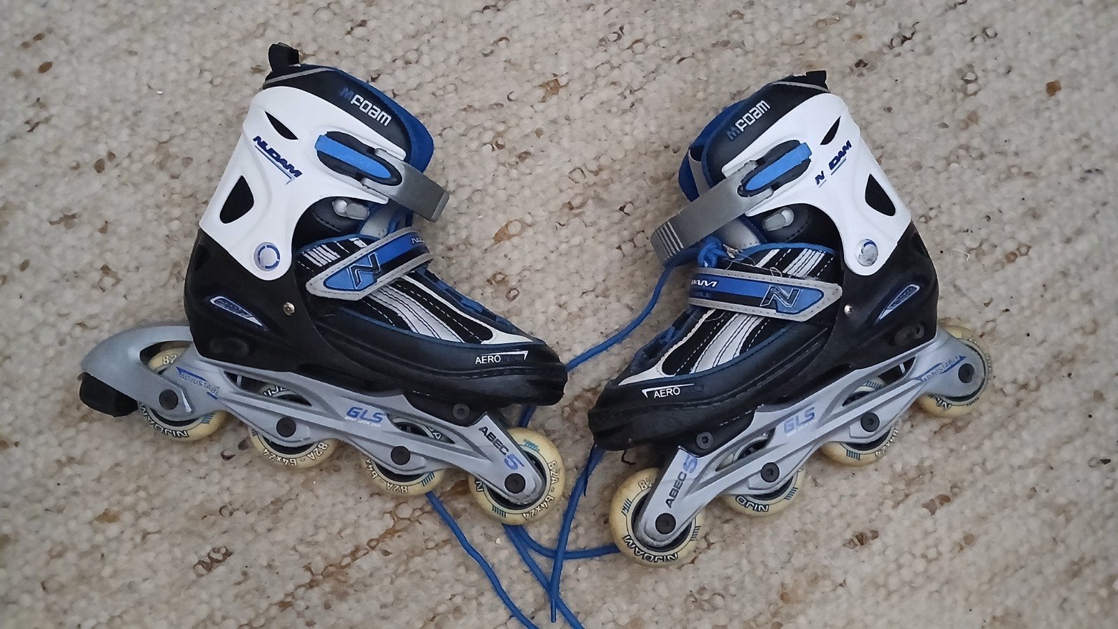 Verstelbare Nijdam skeelers maat 34-37, Kinderen, Ophalen of Verzenden, Inline skates 4 wielen, Verstelbaar