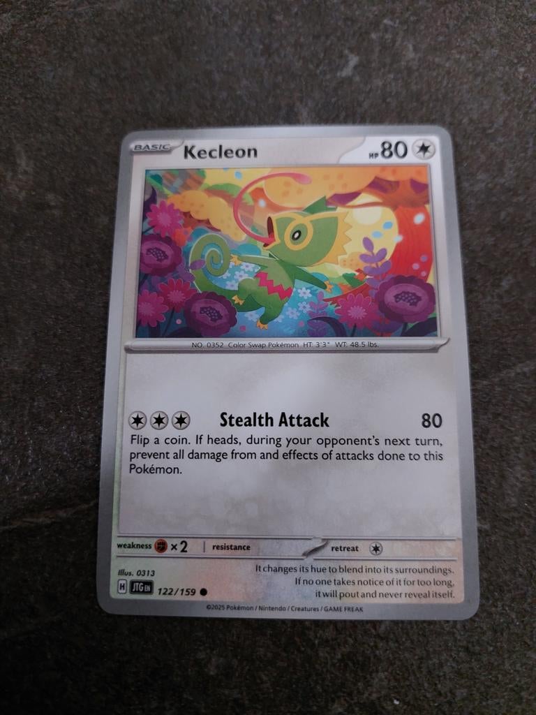 Kecleon Pokémonkaart - 122/159 - Basic - Stealth Attack, Ophalen of Verzenden