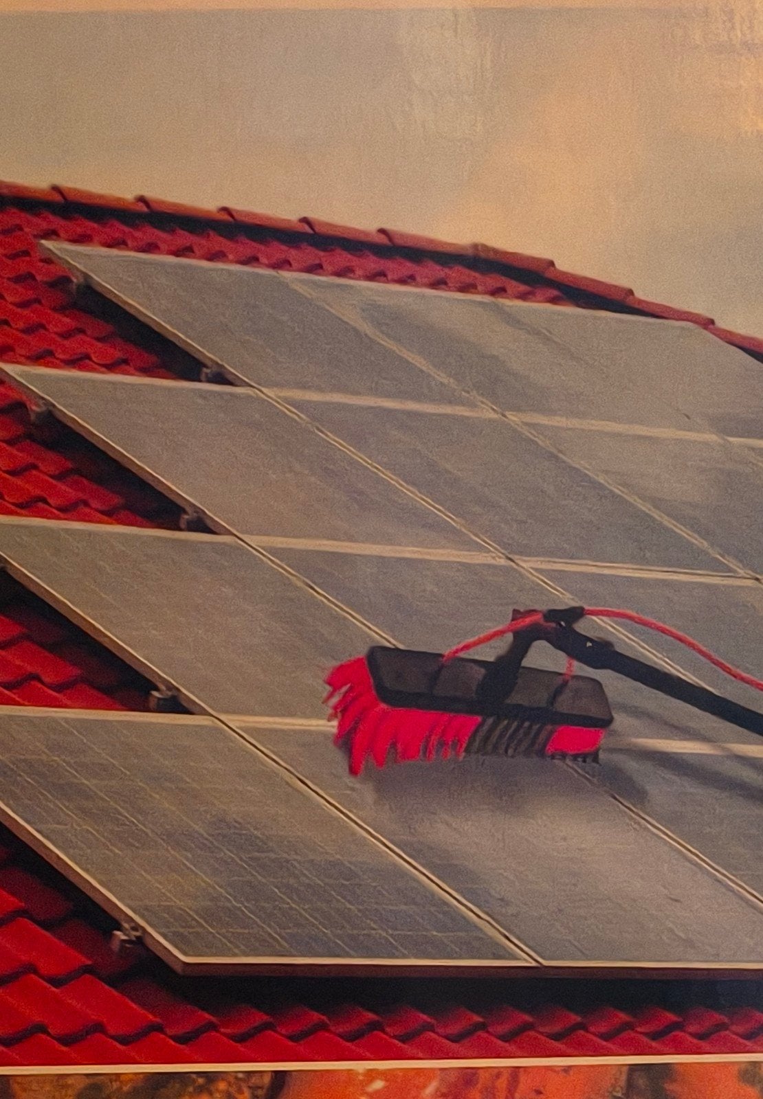 Nieuw.  XXL Telescopische Wasborstel voor Zonnepanelen/Daken, Ophalen, Nieuw