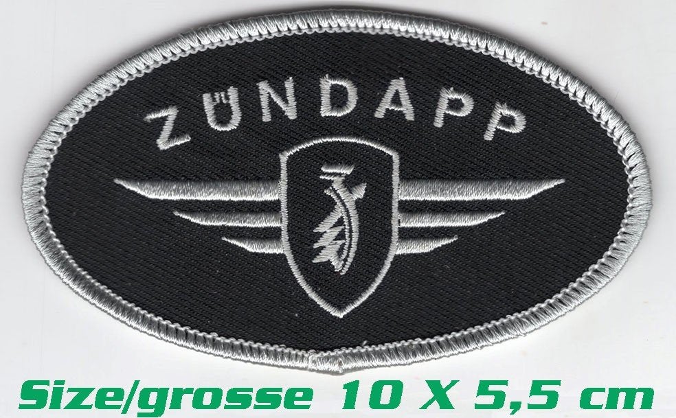 ZUNDAPP oval logo patch voor KS 50 100 125 517 CS GT, Verzenden, Nieuw