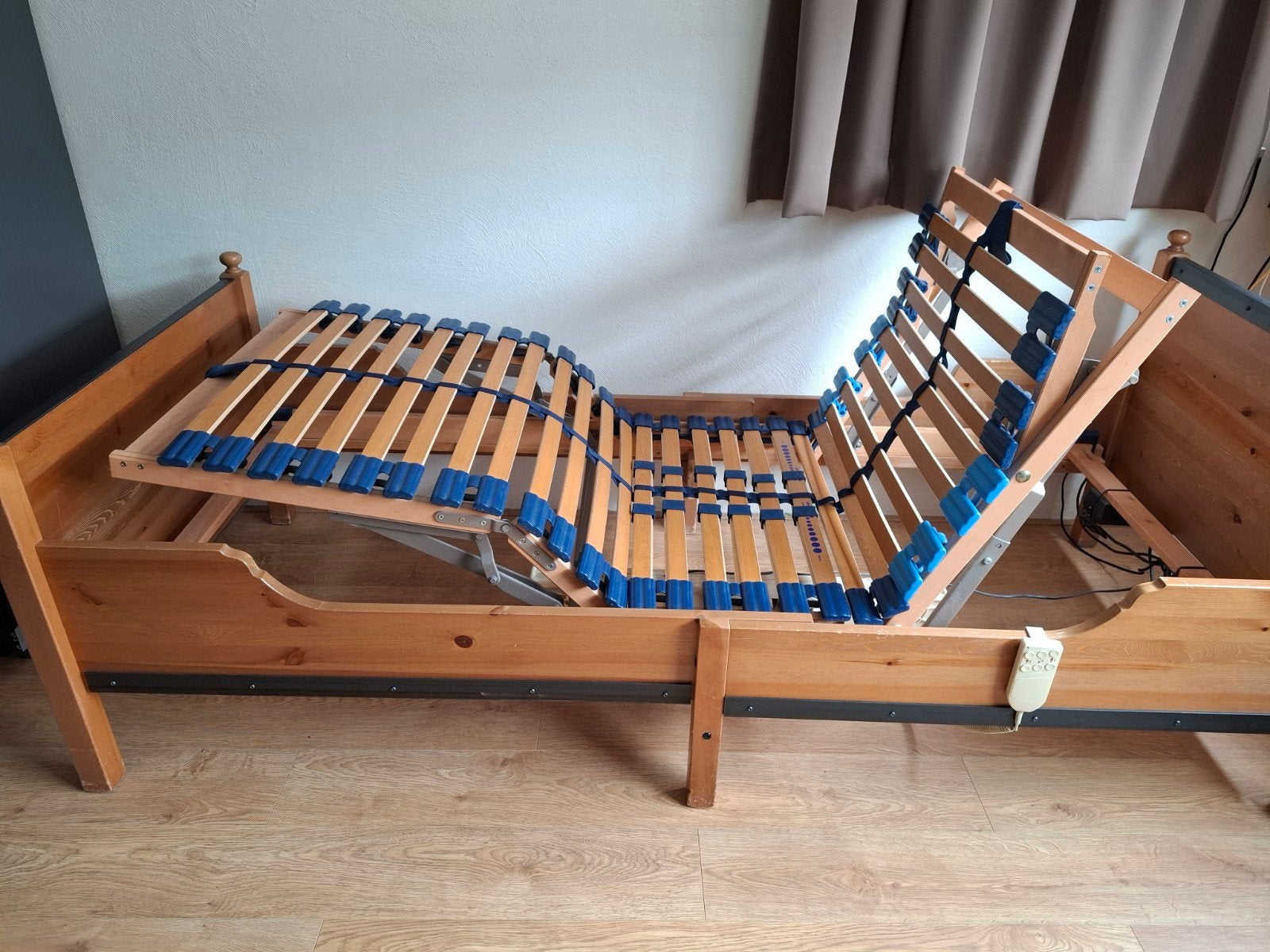 elektrisch verstelbare lattenbodem 80x200, Ophalen, Eenpersoons, 80 cm, 200 cm