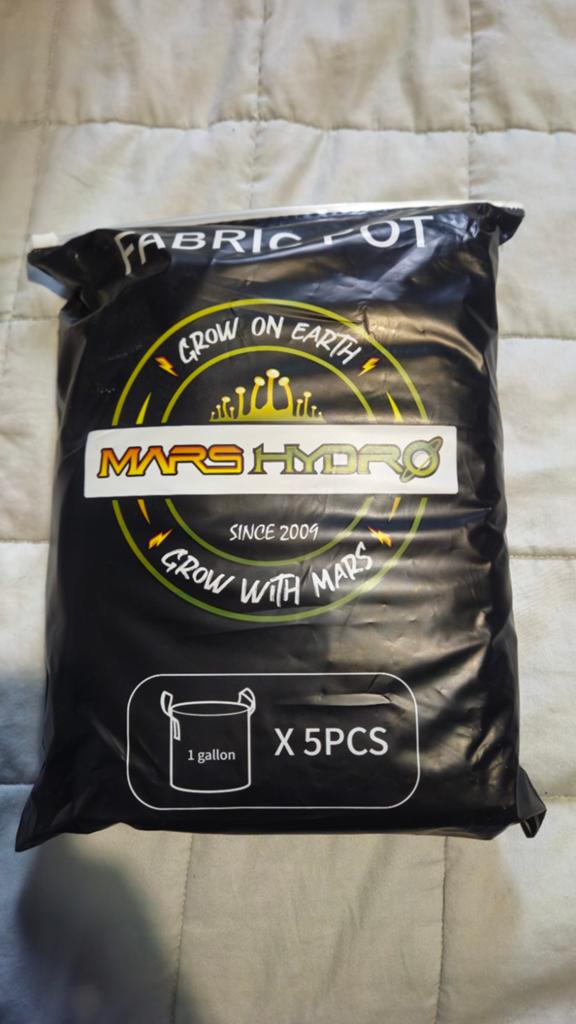 Mars Hydro Stoffen Kweekpotten 1 Gallon (5 stuks), Ophalen, Overige materialen, Minder dan 30 cm, Minder dan 60 cm