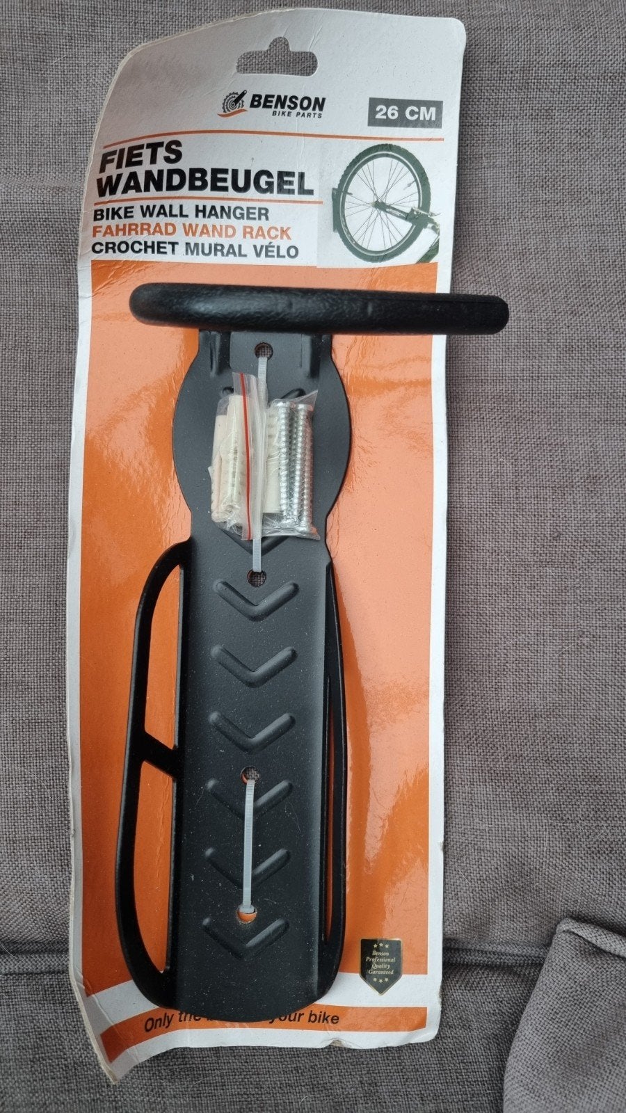 Benson Fiets Wandbeugel - 26 cm, Ophalen of Verzenden, Nieuw