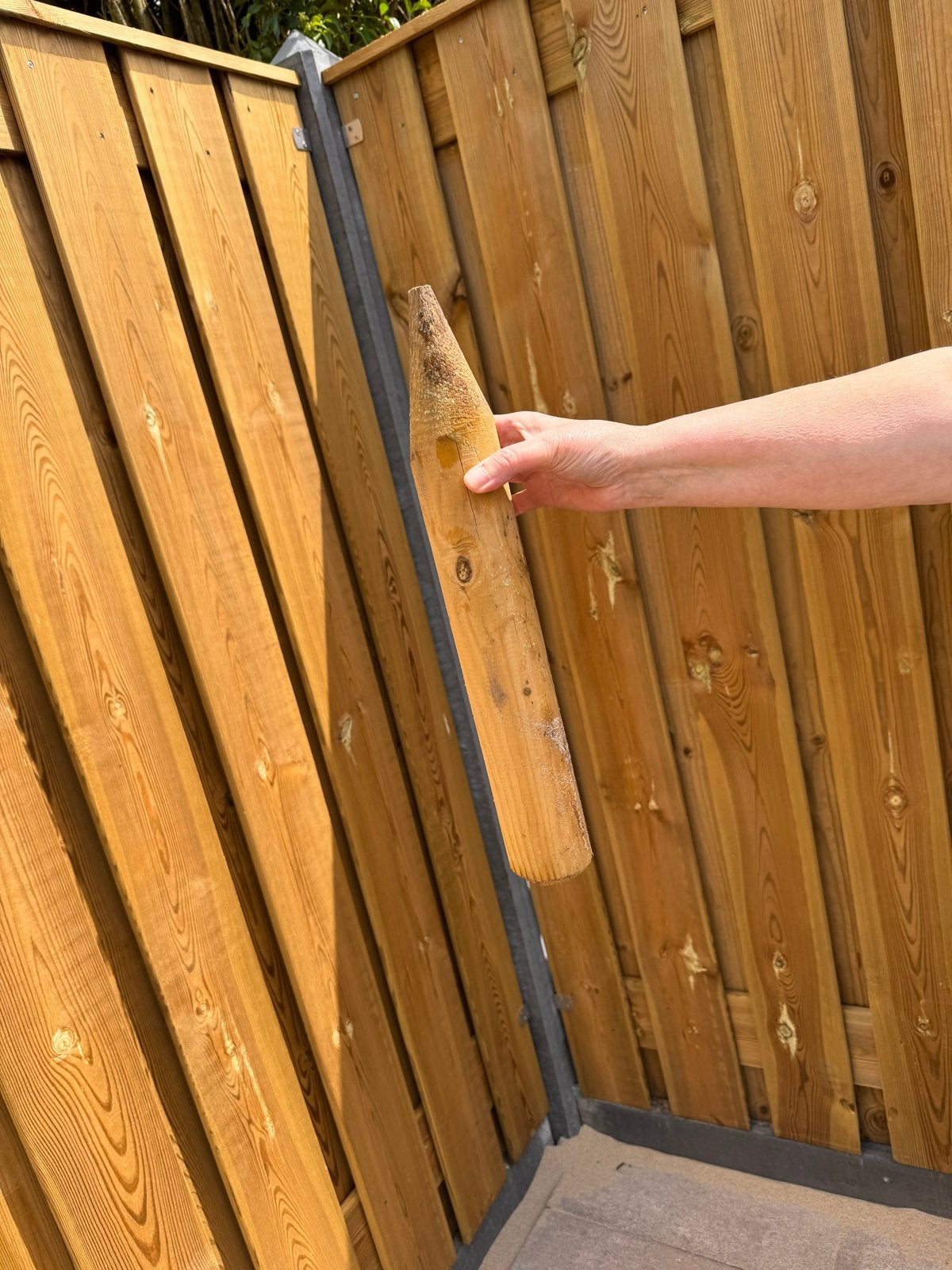 14 Houten palen voor tuin of afrastering, Tuin en Terras, Palen, Balken en Planken, Ophalen, Gebruikt, Minder dan 180 cm, Palen