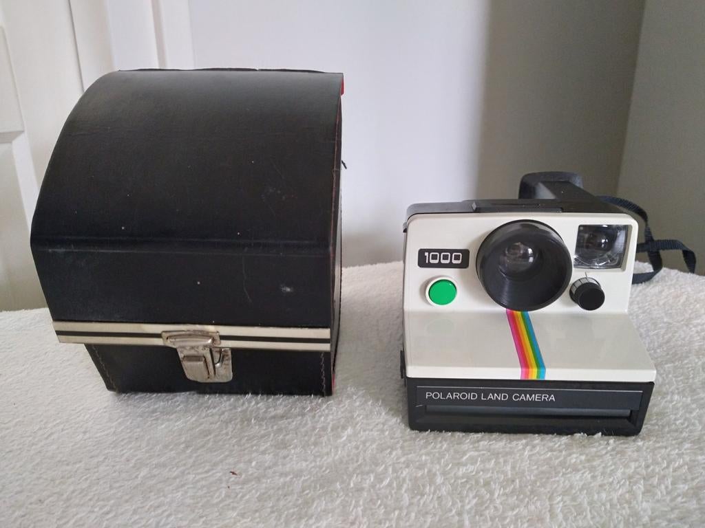 Polaroid land camera in orginele hoes, Audio, Tv en Foto, Fotocamera's Analoog, Ophalen of Verzenden, Polaroid, Polaroid