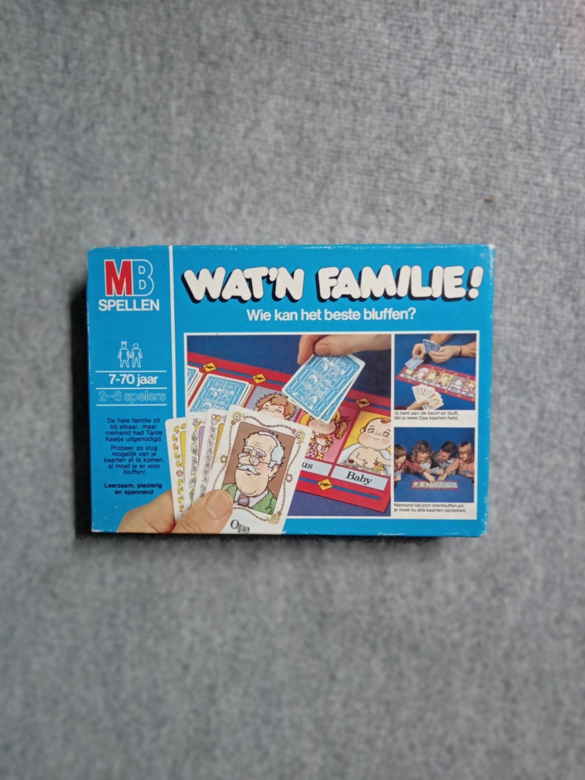 MB Spellen Wat'n Familie! Kaartspel, Hobby en Vrije tijd, Gezelschapsspellen | Bordspellen, Vijf spelers of meer, Ophalen, Gebruikt