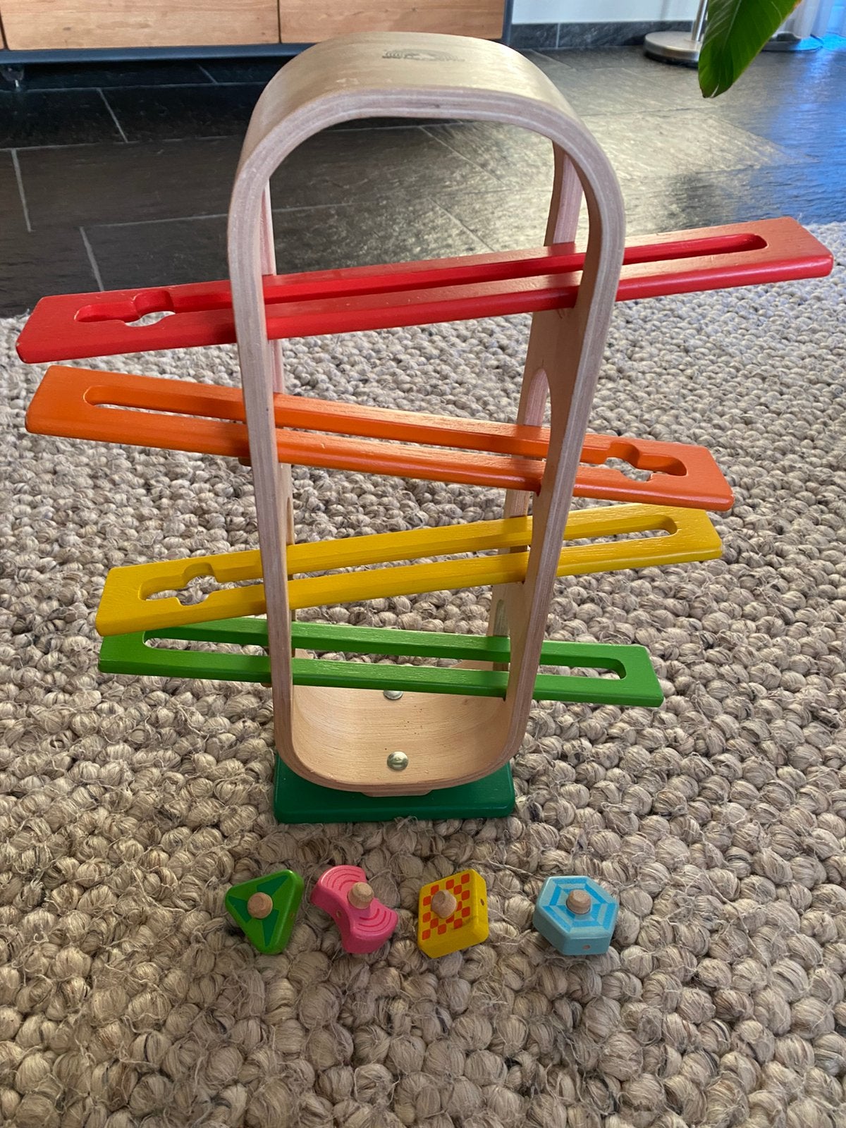 Houten rollende baan, Kinderen en Baby's, Speelgoed | Houten speelgoed, Ophalen of Verzenden, Zo goed als nieuw