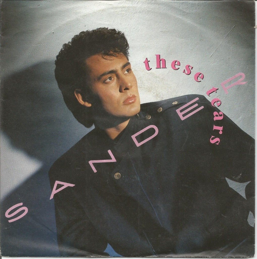 Sander ‎– These Tears (1987), Fotohoes, 7 inch, Ophalen of Verzenden, Zo goed als nieuw