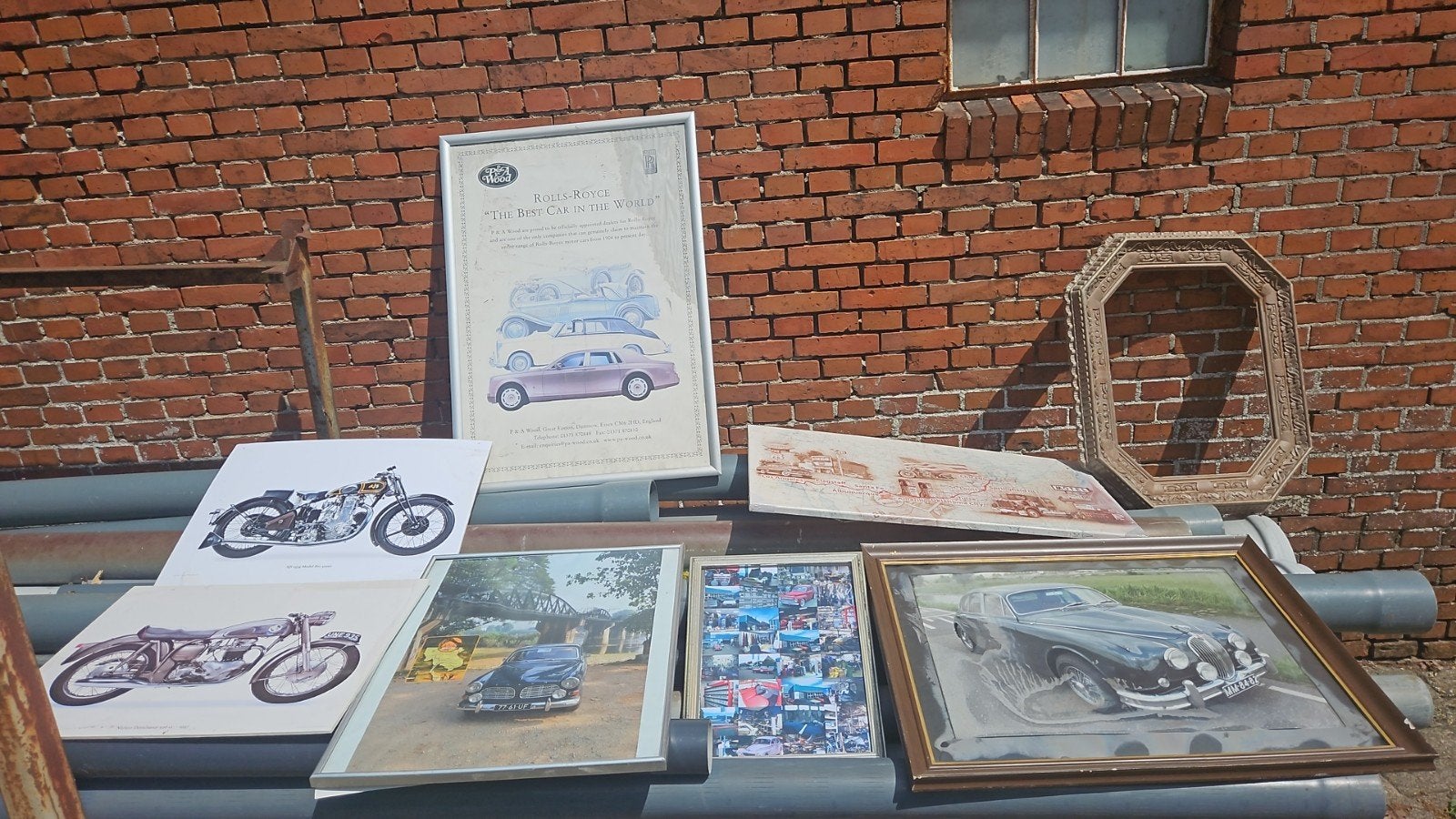 Auto/motor schilderijen posters enz, Ophalen, A1 t/m A3